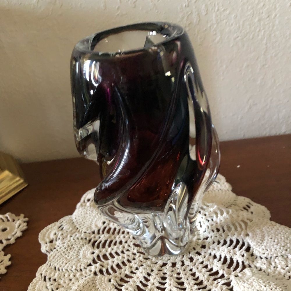 4-sale Bohemia Czech Crystal Vase- 501 $50 or $45 w/offer